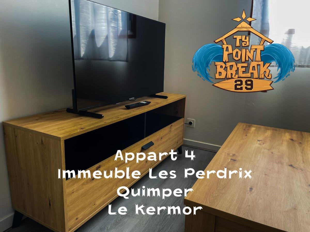 Ferienwohnung Immeuble Les Perdrix Quimper Exterior foto