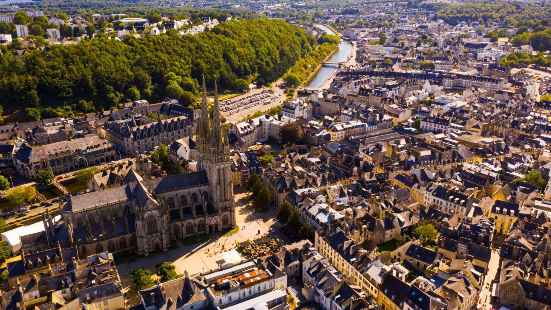 Ferienwohnung Immeuble Les Perdrix Quimper Exterior foto