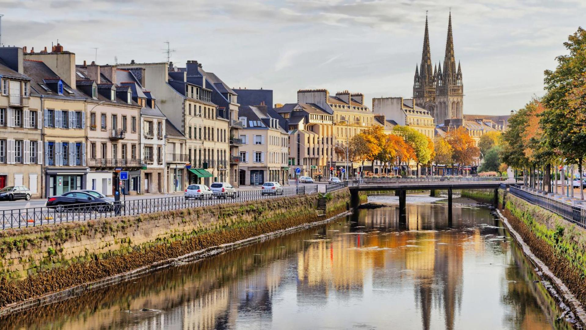 Ferienwohnung Immeuble Les Perdrix Quimper Exterior foto